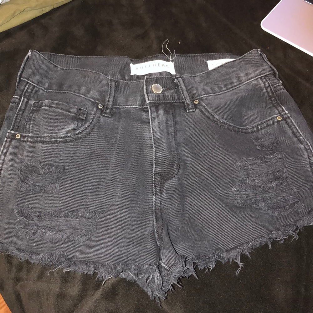 Pacsun black jean shorts
